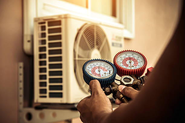 Professional Hvac technician working in Exeter, PA